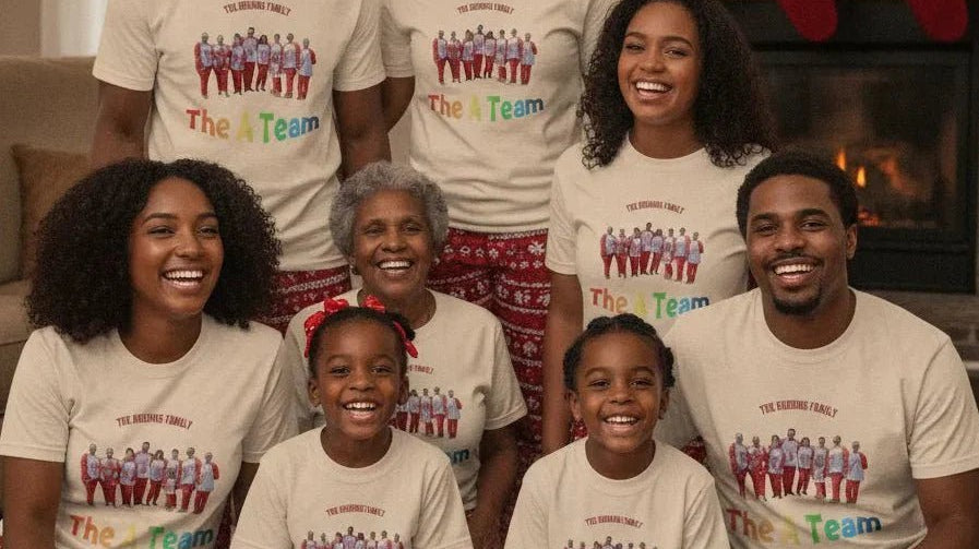 Matching Family Shirts From Your Own Photo | The A Team Collection - Love Life Journey