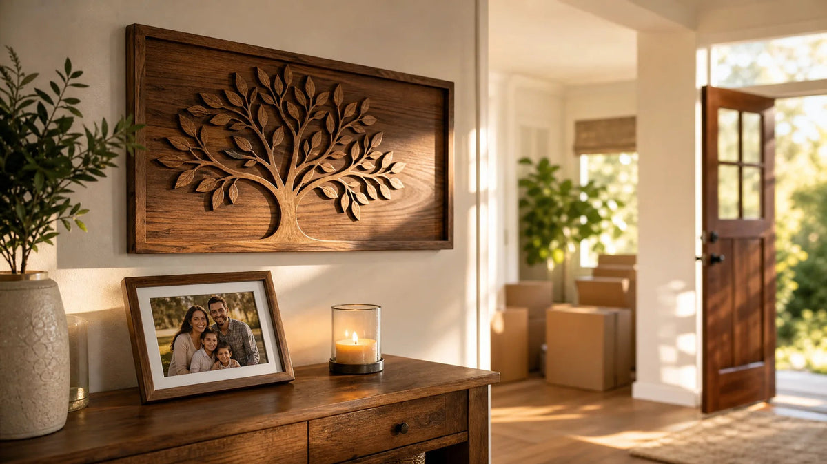 Personalized Housewarming Gifts With Family Names and Photos - Love Life Journey