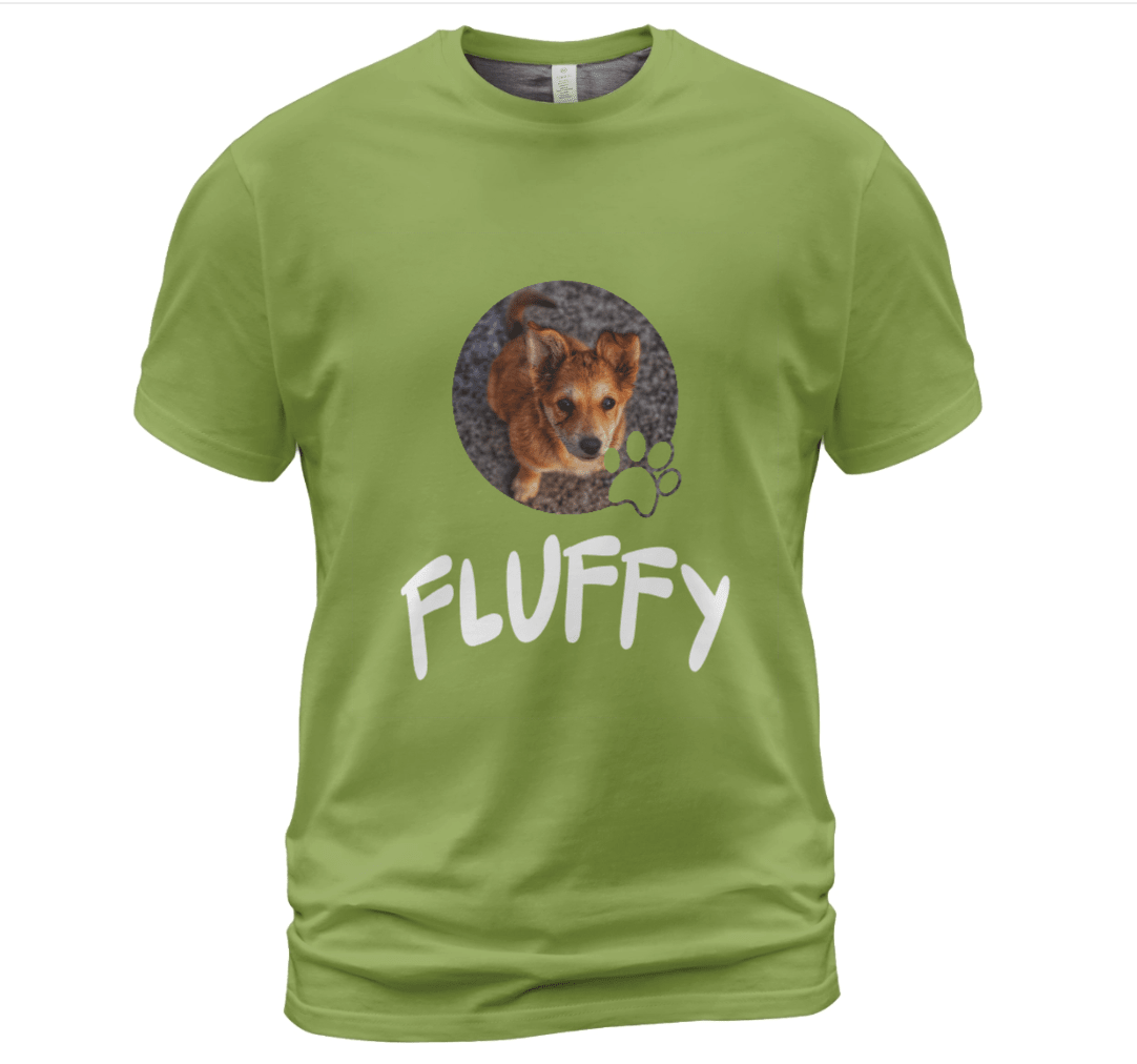 Custom Pet Photo T-Shirt Personalized Dog & Cat Lover Gift - Love Life Journey