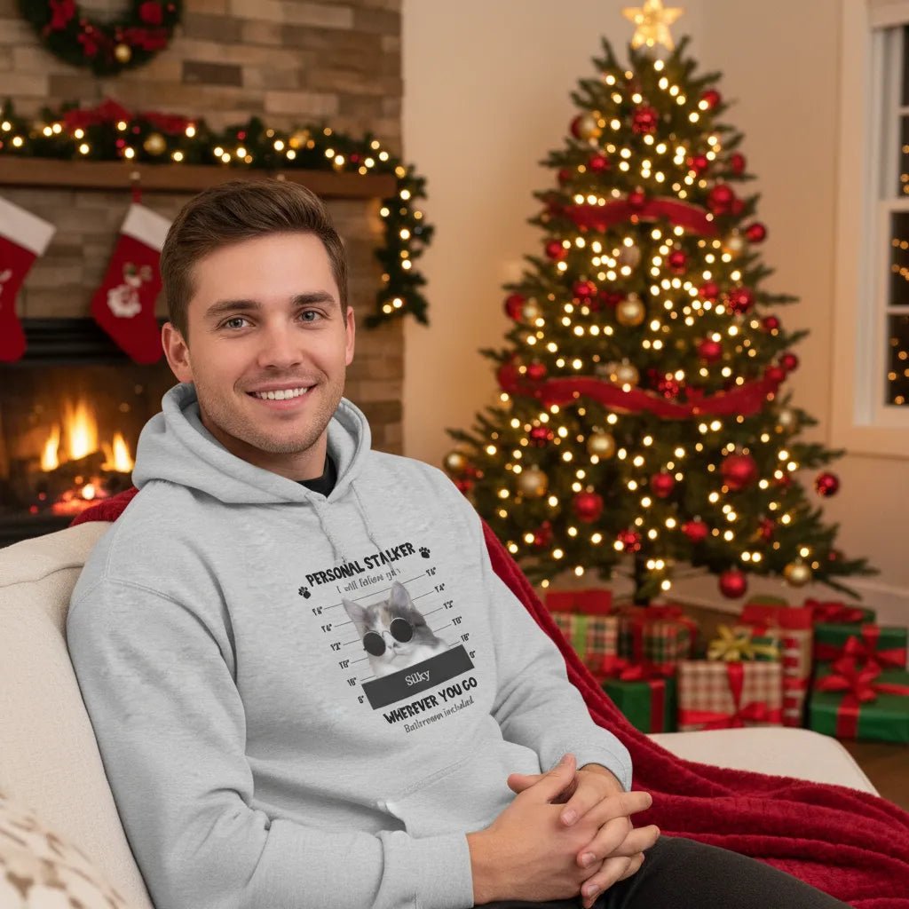 HOODIE - My Personal Pet Stalker™ | Custom Pet Photo & Name - Love Life Journey