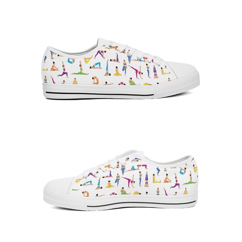 Ladies Yoga Flow Low Top Canvas Shoes | Matching Yoga Flow Activewear Collection | Love Life Journey® - Love Life Journey