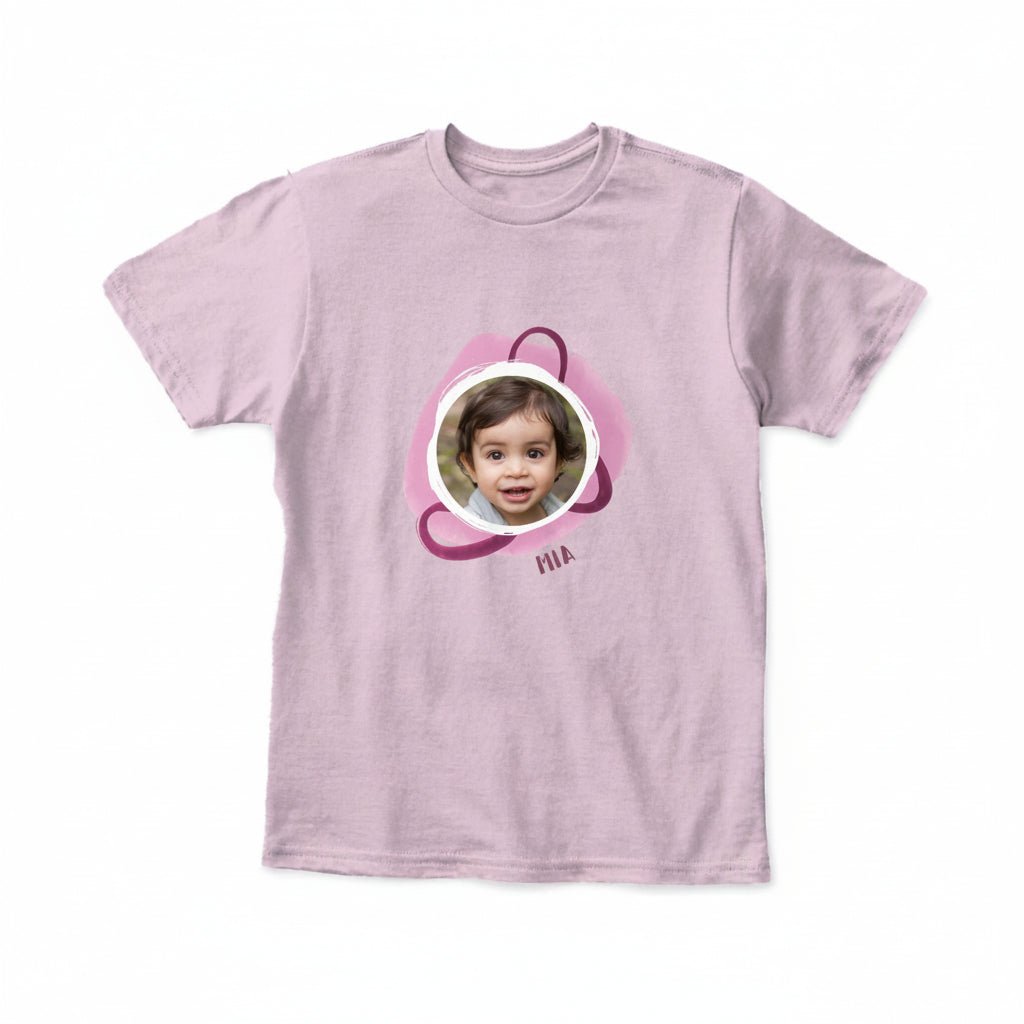 Personalized Kids Photo T-Shirt – Custom Child Portrait Tee with Name | Meaningful Keepsake Shirt - Love Life Journey