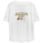 Personalized Grandpa's (or Grandma's) Team Embroidered Baseball Jersey white shirt with custom art