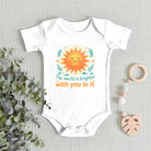 BABY ONESIE 🌞 The World Is Brighter With You In It - Love Life Journey
