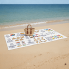 BEACH TOWEL Numbers Design – Colorful Counting Design 1–10 | Fun Educational Gift for Kids - Love Life Journey