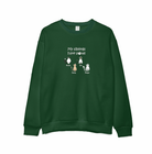 Custom Embroidered My Siblings Have Paws Lightweight Classic Unisex Sweatshirt - Love Life Journey -  Personalised Gifts - in Forest Green - Up To 4 Custom Cats 