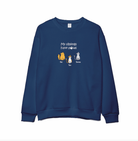 Custom Embroidered My Siblings Have Paws Lightweight Classic Unisex Sweatshirt - Love Life Journey -  Personalised Gifts - in Navy - Up To 4 Custom Cats 