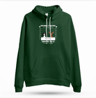 Custom Embroidered Personal Pet 'Stalkers' Unisex Hoodie in Forest Green – Pet Dogs & Cats Caricatures - Love Life Journey