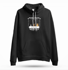Custom Embroidered Personal Pet 'Stalkers' Unisex Hoodie in Black with White text – Pet Dogs & Cats Caricatures - Love Life Journey