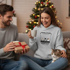 Custom Embroidered Personal Pet 'Stalkers' Unisex Hoodie in Grey Colour – Pet Dogs & Cats Caricatures - Love Life Journey