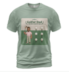 Golfer Dad – The Best Dad By Par Personalized Comfort Colors T-Shirt - Love Life Journey