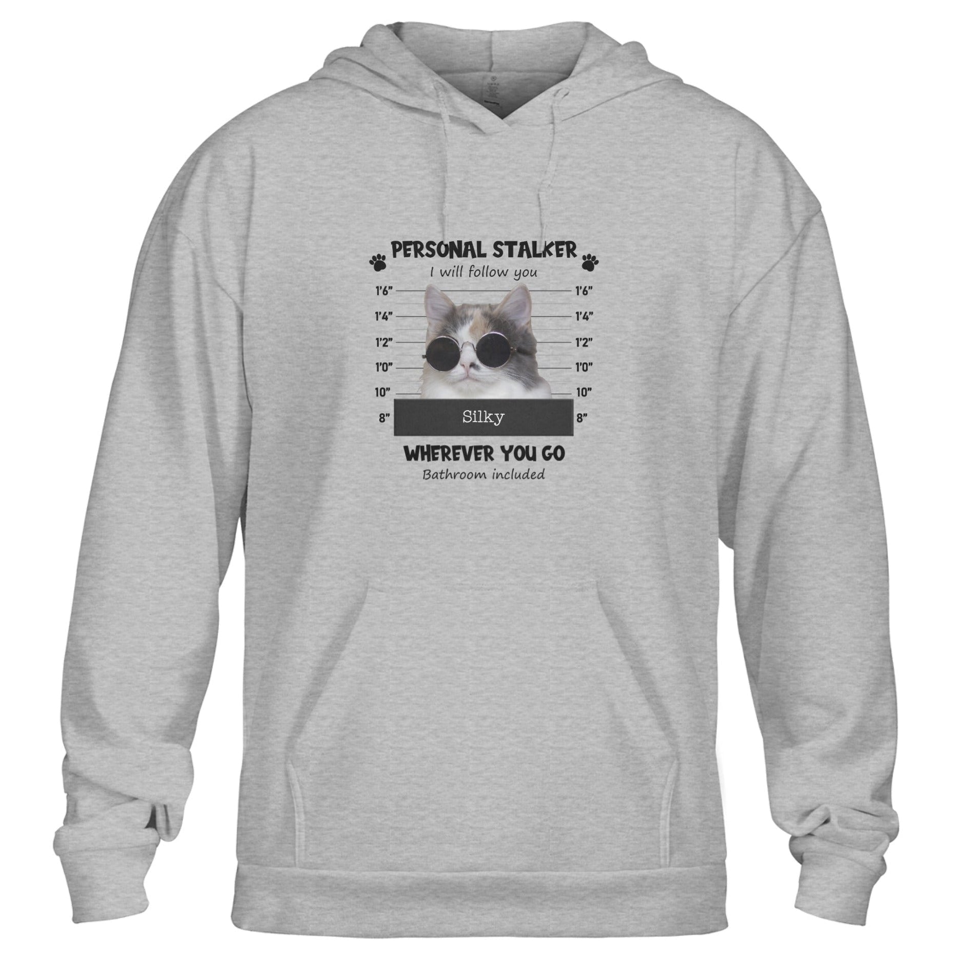HOODIE - My Personal Pet Stalker™ | Custom Pet Photo & Name - Love Life Journey