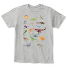KID'S T - SHIRT Dinosaur | Colorful Dino Names Learning Tee | Gildan 5000B (US) - Love Life Journey