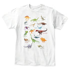 KID'S T - SHIRT Dinosaur | Colorful Dino Names Learning Tee | Gildan 5000B (US) - Love Life Journey