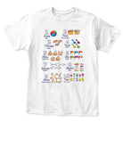 KID'S T - SHIRT Numbers Learning | Beach - Themed Counting Tee | Gildan 5000B (US) – Educational & Fun Gift - Love Life Journey