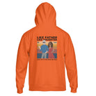 Like Father, Like Daughter Personalized Hoodie Custom Dad & Daughter Back Print Hoodie - Love Life Journey