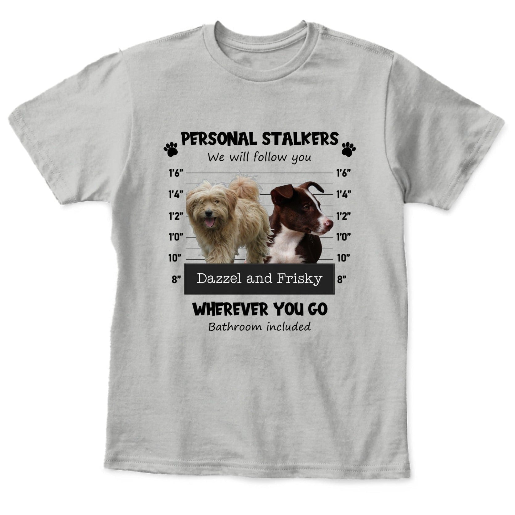 Personal Pet Stalker Kids T-Shirt | Custom Pet Photo & Name Tee - Love Life Journey