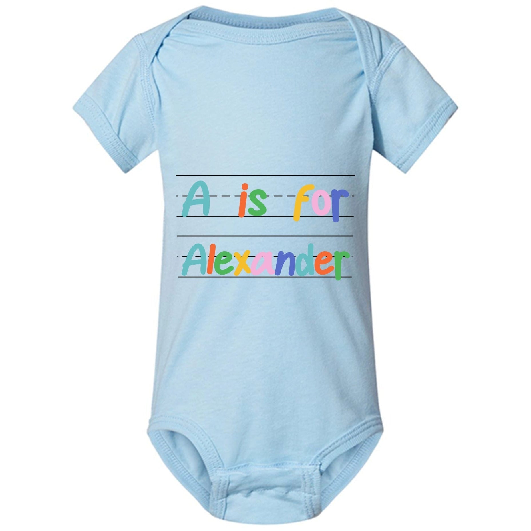 Personalized Baby Name Bodysuit | Handwriting Practice Onesie - Love Life Journey
