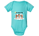 Personalized Baby Photo Bodysuit Custom Newborn, Twins or Triplets Face & Name Onesie - Love Life Journey