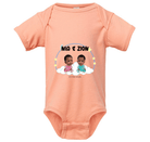 Personalized Baby Photo Bodysuit Custom Newborn, Twins or Triplets Face & Name Onesie - Love Life Journey