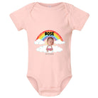 Personalized Baby Photo Bodysuit Custom Newborn, Twins or Triplets Face & Name Onesie - Love Life Journey