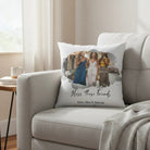 Personalized Bless This Family (Or Couple) Cushion Cover – Custom Photo Pillowcase Gift | Bless This Couple Option | Meaningful Home Decor - Love Life Journey