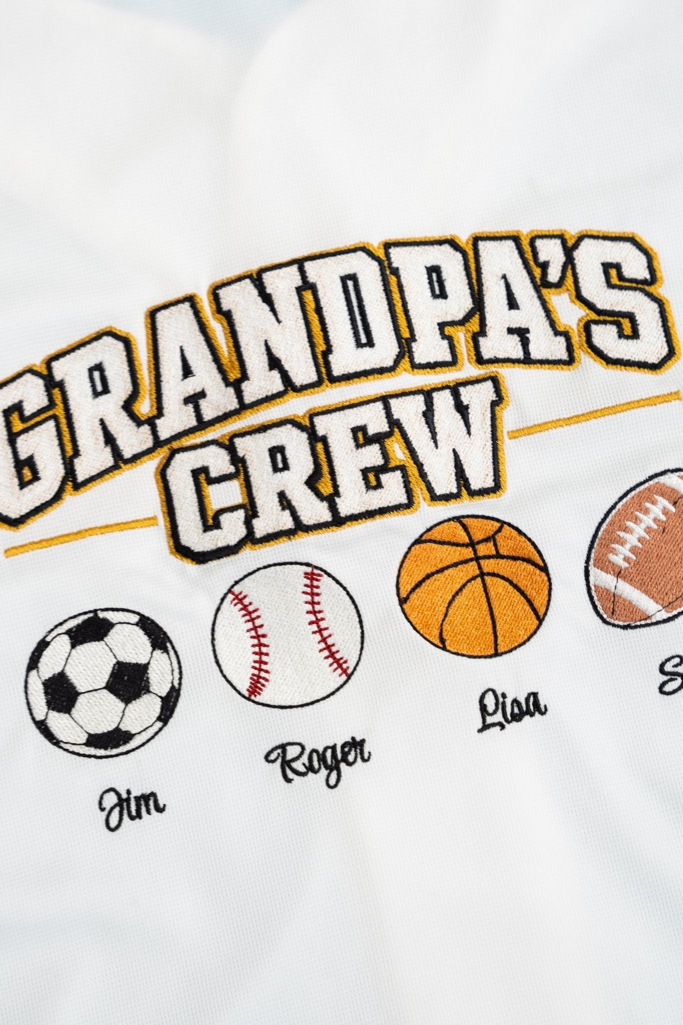 Personalized Grandpa's (or Grandma's) Team Embroidered Unisex Adult Baseball Jersey - Love Life Journey