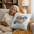 Personalized Long Distance Cushion Cover – “Miles Apart But Always In My Heart” | Custom Photo & Map Pillowcase Gift | Meaningful Keepsake - Love Life Journey