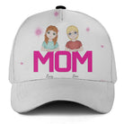 Personalized MOM Baseball Cap Custom Kids Names Hat with 1–4 Children - Love Life Journey