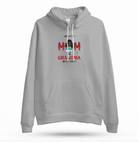 Personalized Mom & Second Life Role Embroidered Hoodie in Sport Grey – Custom Grandma, Nana, Aunt, Friend, Teacher or Nurse Hoodie Gift - Love Life Journey
