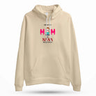 Personalized Mom & Second Life Role Embroidered Hoodie in Sand Colour – Custom Grandma, Nana, Aunt, Friend, Teacher or Nurse Hoodie Gift - Love Life Journey