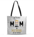 Personalized Mom & Second Life Role Tote Bag – Custom Grandma, Nana, Aunt, Friend, Teacher or Nurse Gift - Love Life Journey