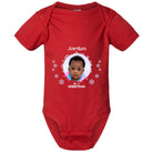 Personalized My 1st Christmas Baby Bodysuit Custom Baby Photo Christmas Onesie with Name - Love Life Journey