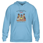 Personalized My Favorite People Call Me Dad Hoodie | Custom Family Gift - Love Life Journey - Blue 