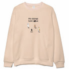Personalized My Siblings Have Paws Embroidered Sweatshirt | Pet Dogs Gift - Love Life Journey