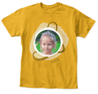 Personalized Photo Frame Kids T-Shirt | Custom Picture and Name Tee - Love Life Journey