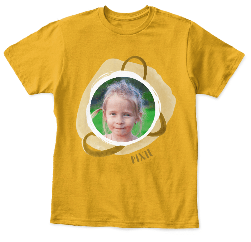 Personalized Photo Frame Kids T-Shirt | Custom Picture and Name Tee - Love Life Journey