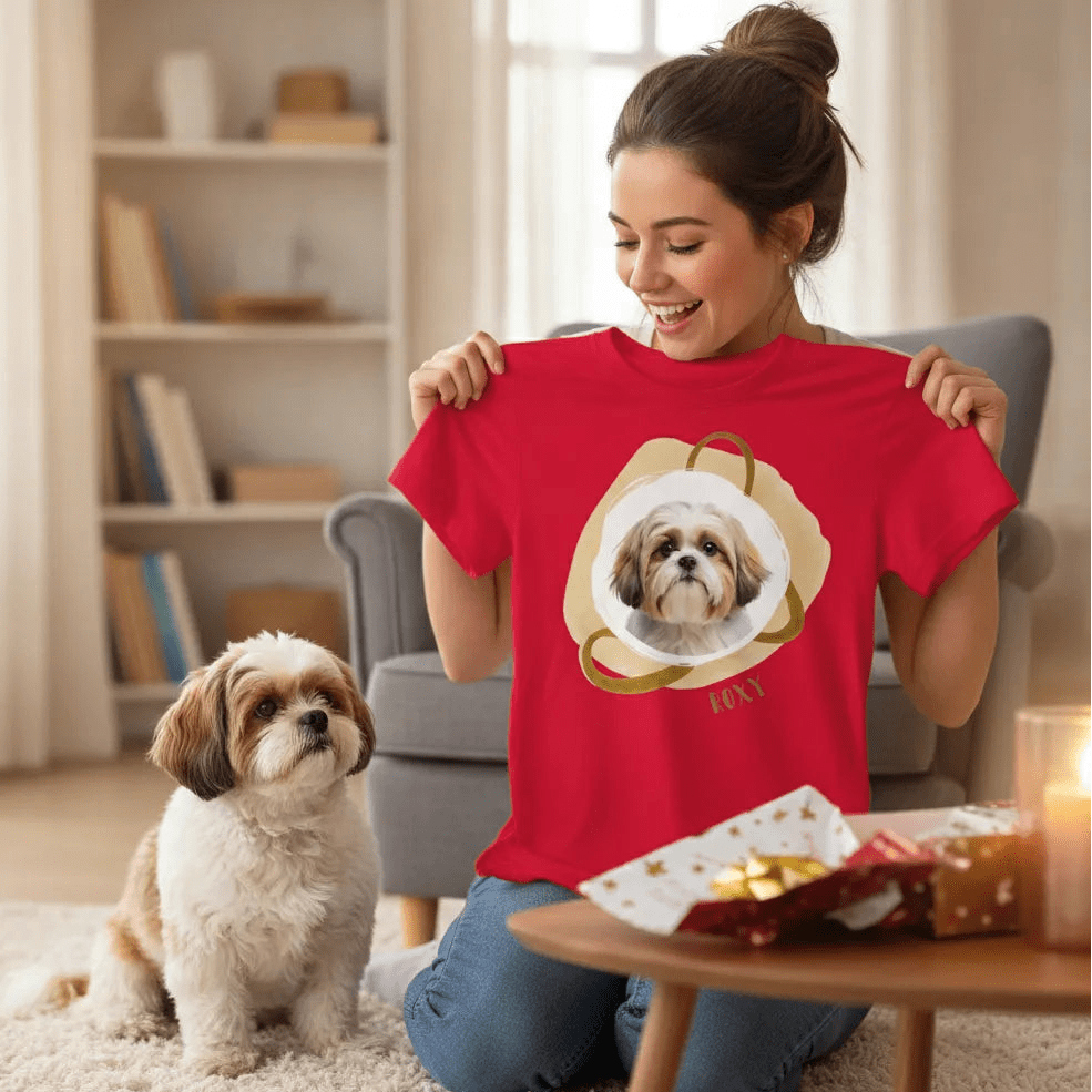 Personalized Photo Unisex T-Shirt Upload Any Pet Photo or Favorite Picture - Love Life Journey