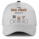 Personalized This Dog Mum Belongs To Baseball Cap Custom Dog Names Hat with 1–3 Dogs - Love Life Journey