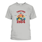 Personalized Together Since T-Shirt | Custom Couple Characters & Names - Love Life Journey