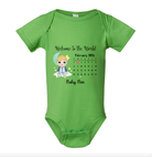 Personalized Welcome To The Family Baby Bodysuit | Custom Birth Date - Love Life Journey