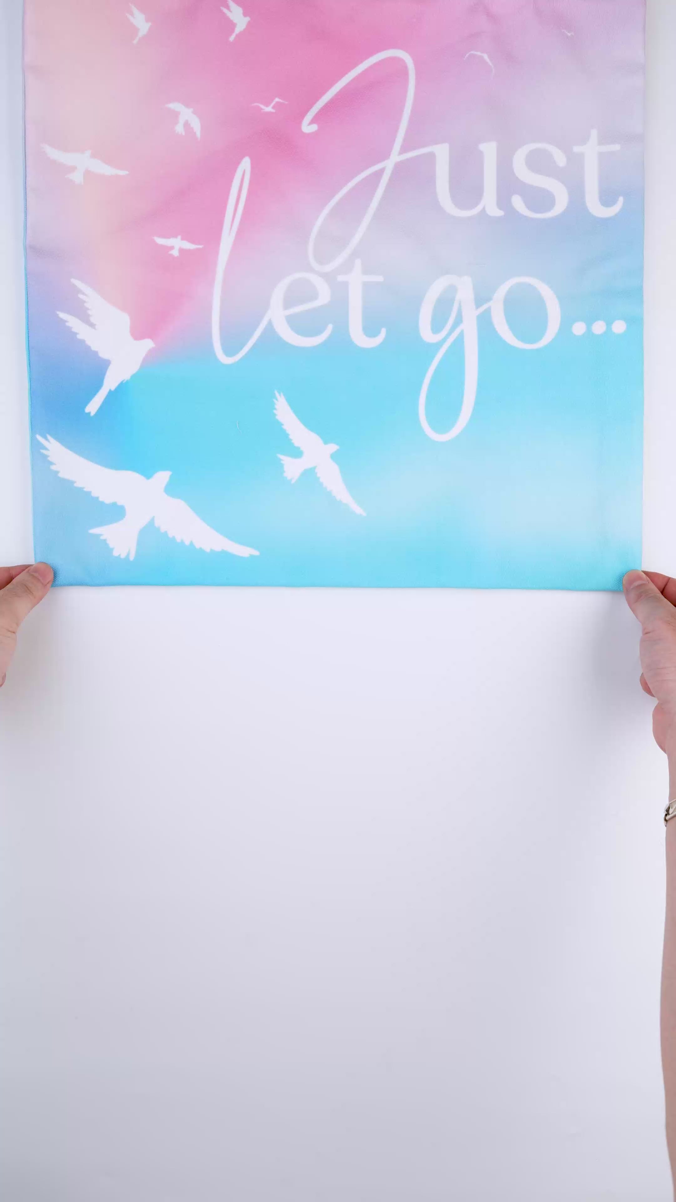 TOTE BAG Peaceful Doves “Just Let Go…” – Lined Durable Canvas - Product Video