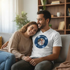 UNISEX V - NECK T - SHIRT | Personalized Vinyl Record Photo T-Shirt | Your Song, Your Story (US) - Love Life Journey